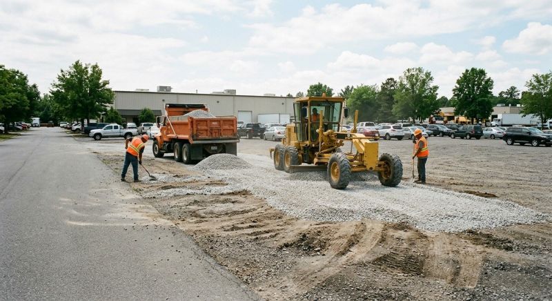 Parking Lot Gravel Repair in Park City, UT