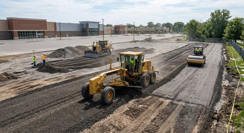 Parking Lot Leveling in Salt Lake City, UT
