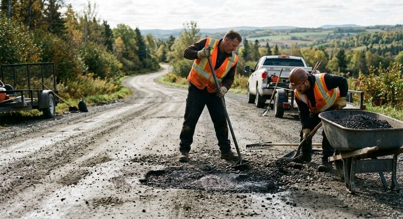 Gravel Pothole Filling Service